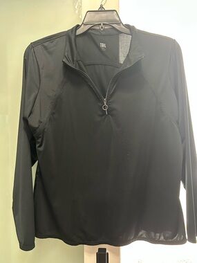 Tail Black Quarter-Zip Athletic Pullover Golf XXL